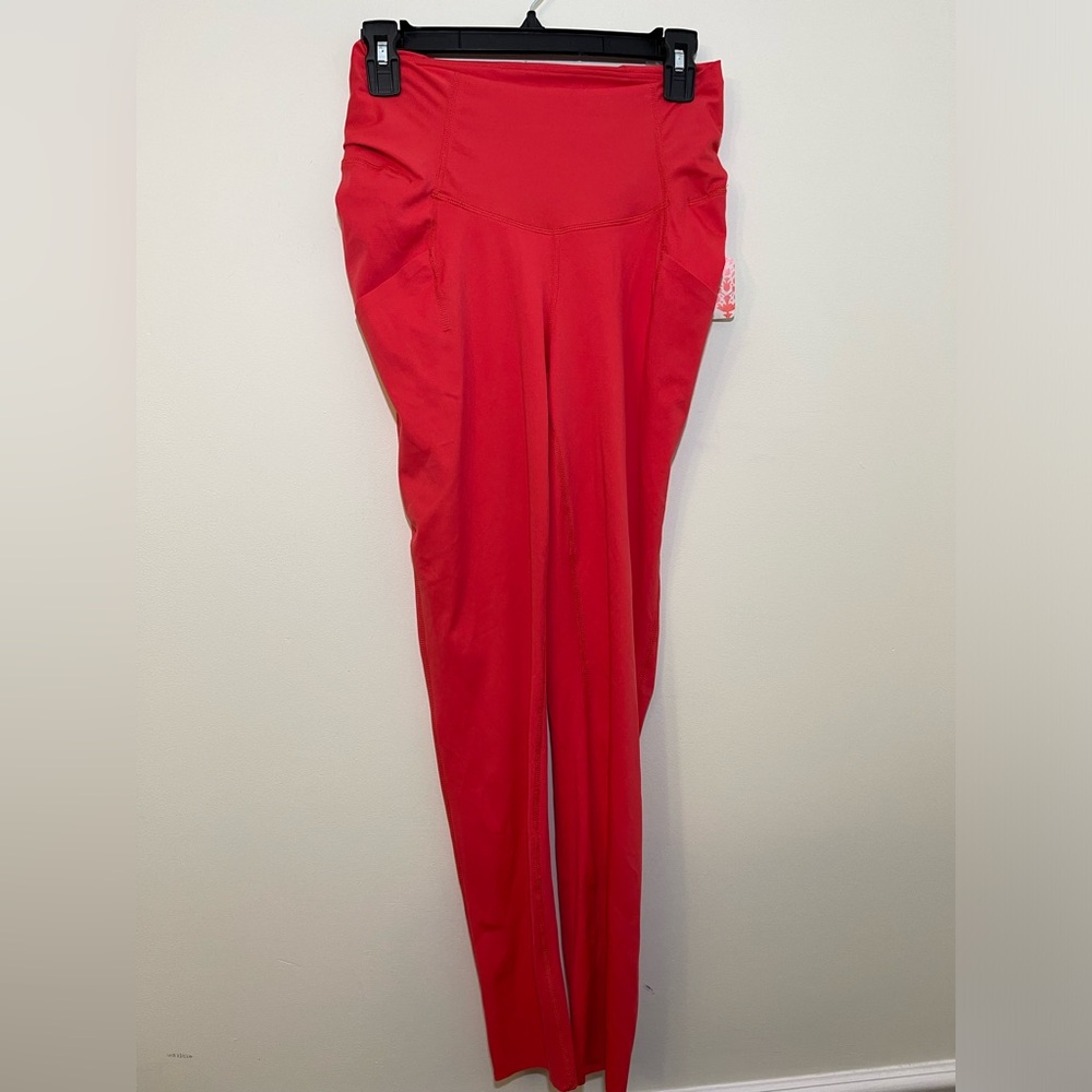 Free People Movement Set the Pace Leggings Pockets in Cayenne - Picture 3 of 5